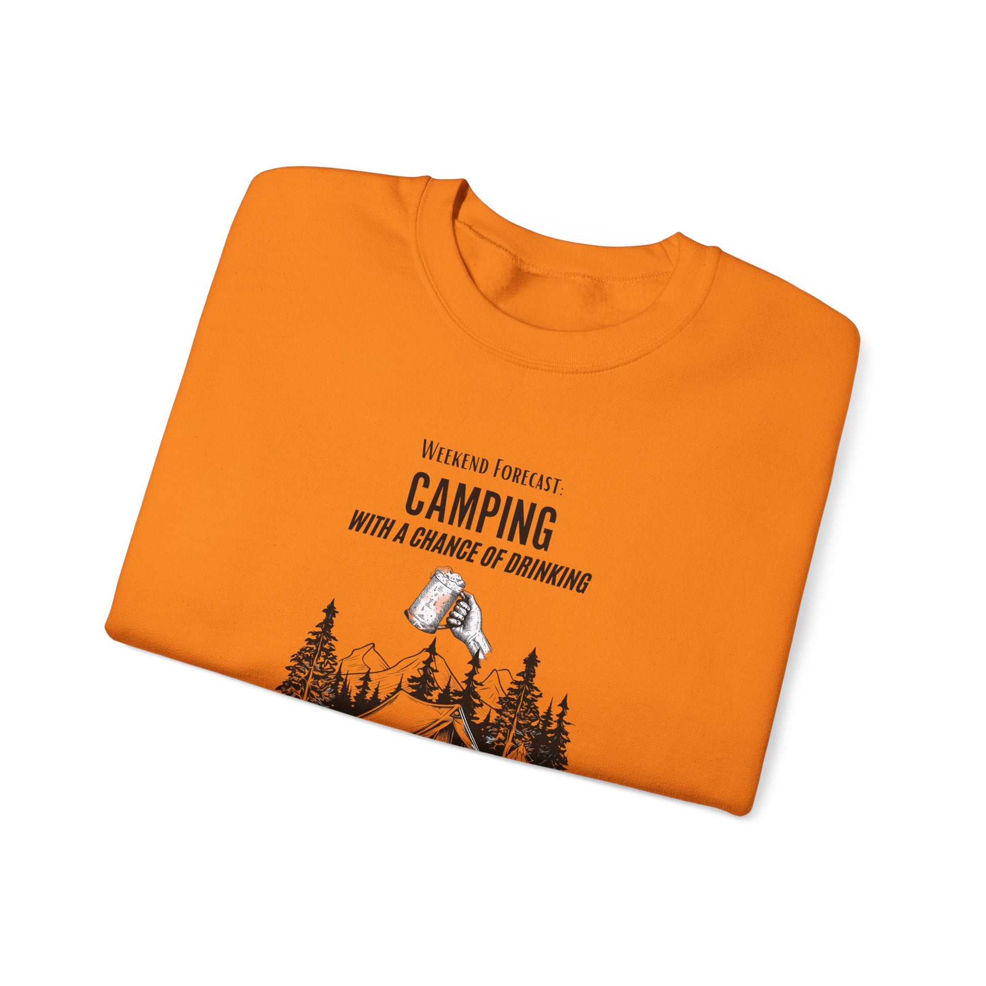 Crewneck Sweatshirt - Camping with a Chance of Drinking