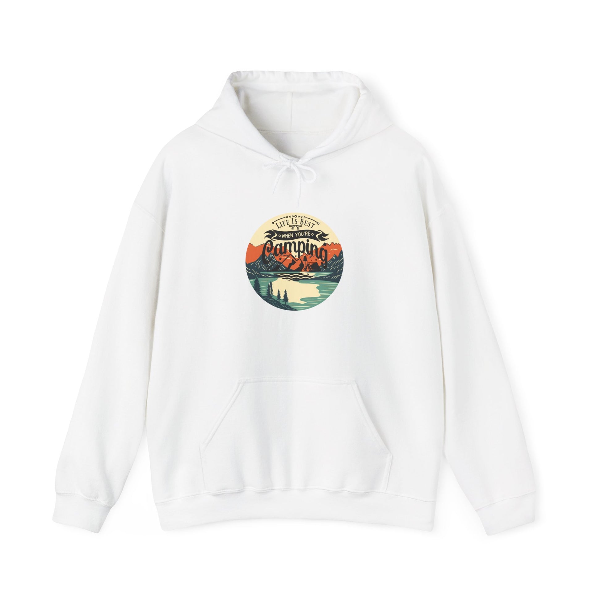 Camping Hoodie - Life is Best When You're Camping
