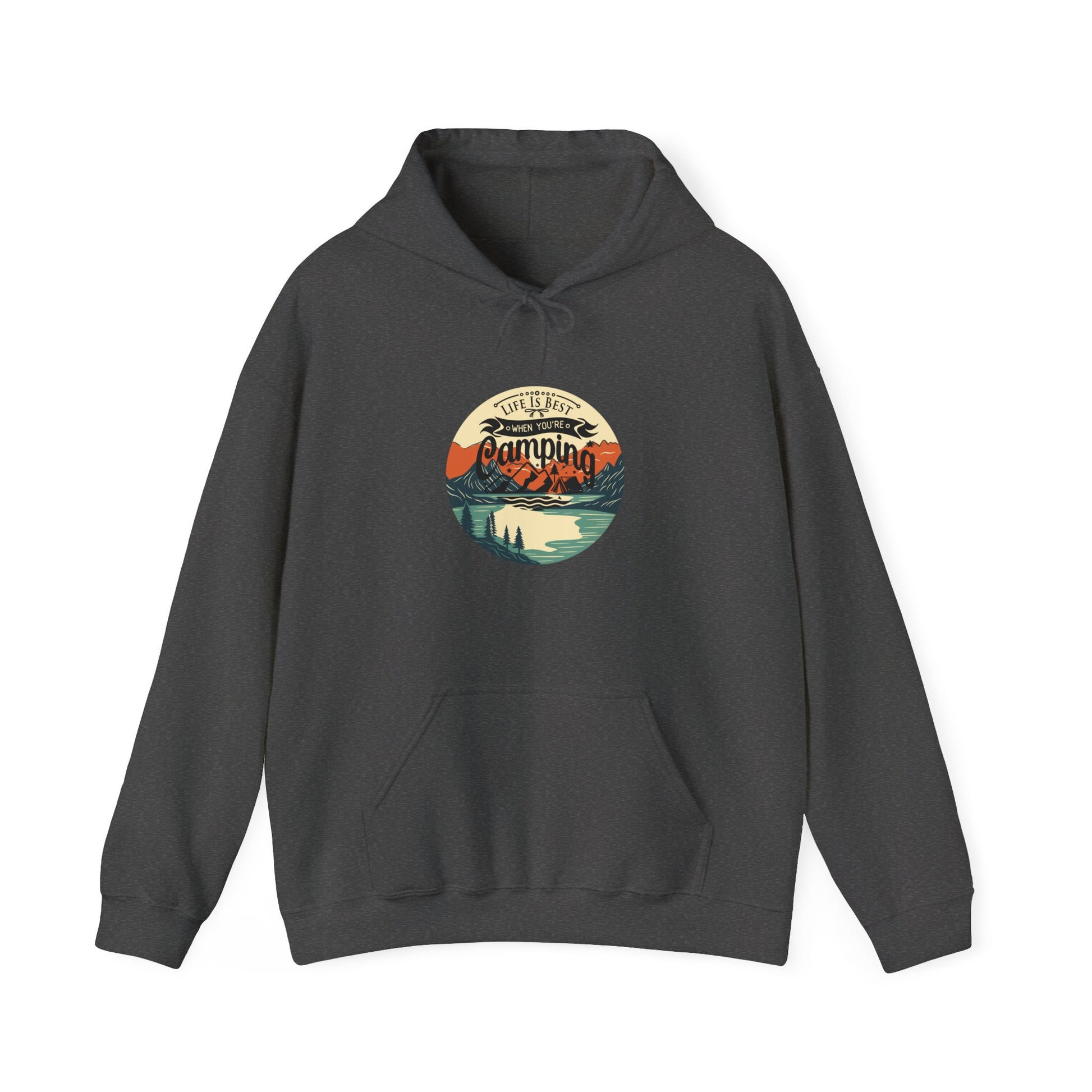Camping Hoodie - Life is Best When You're Camping