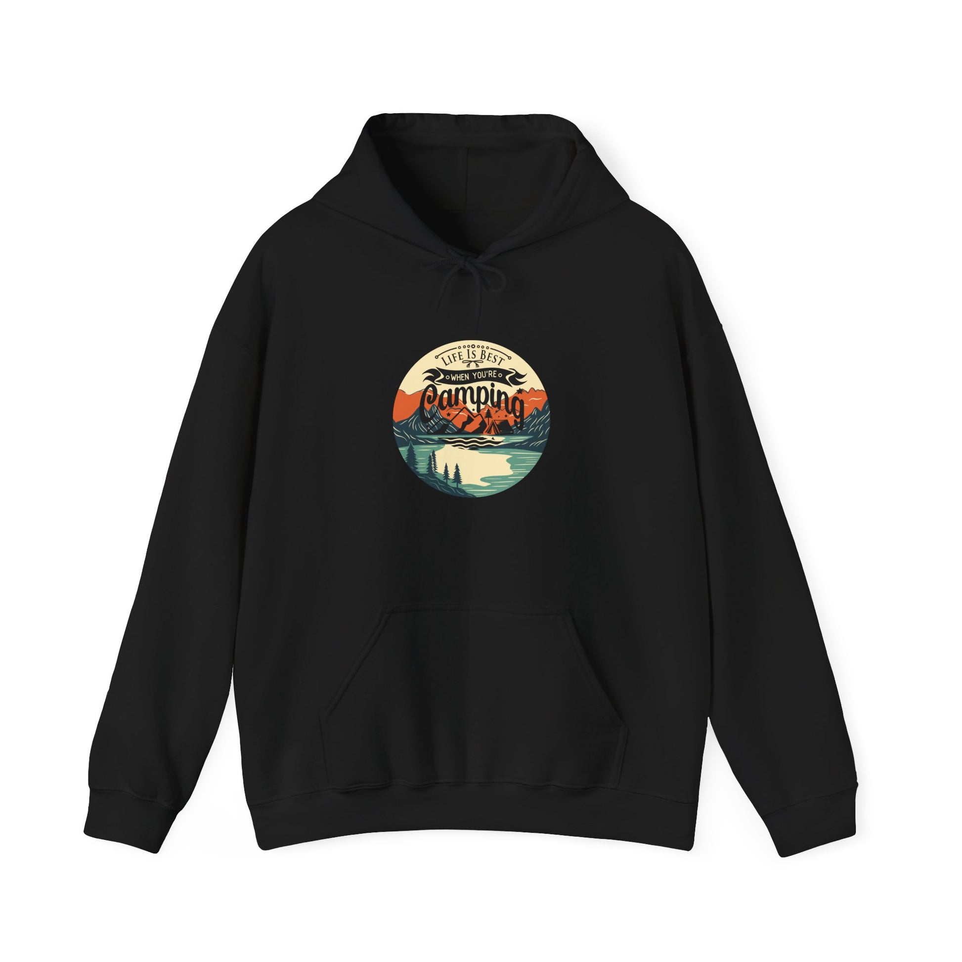 Camping Hoodie - Life is Best When You're Camping