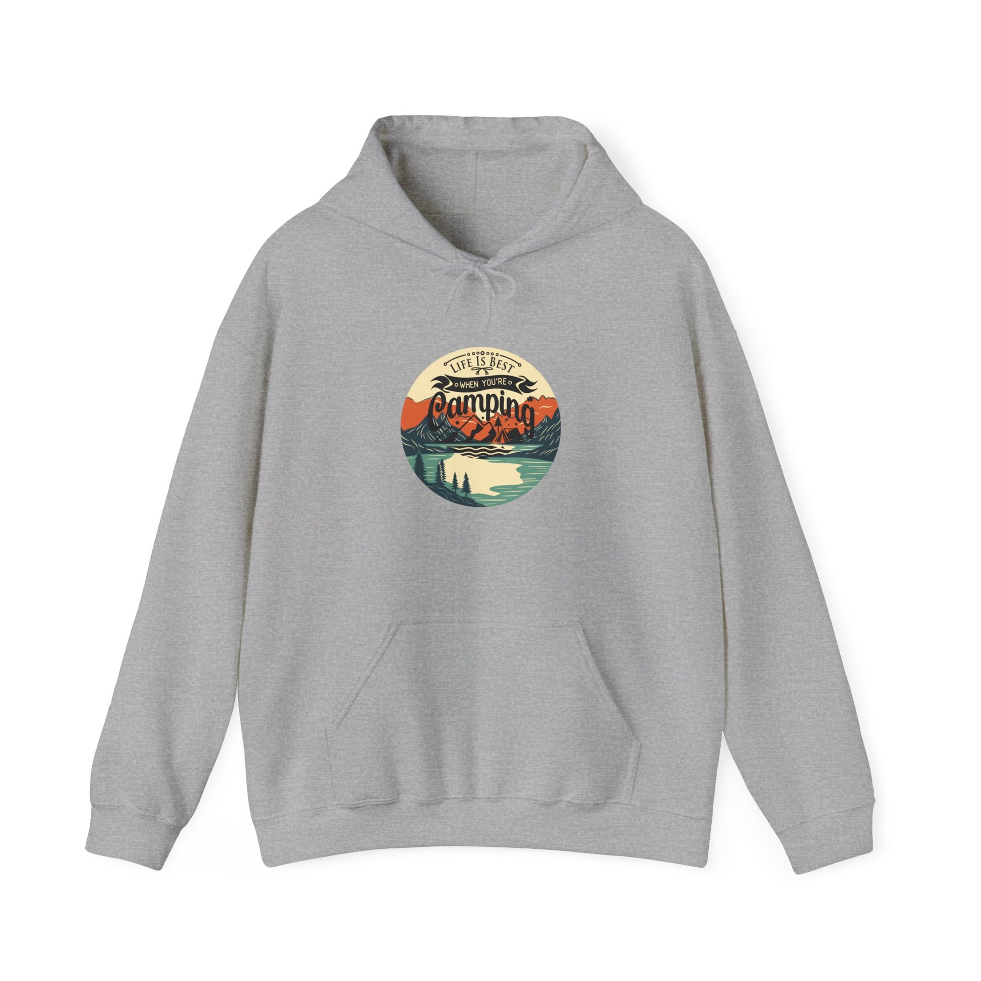 Camping Hoodie - Life is Best When You're Camping