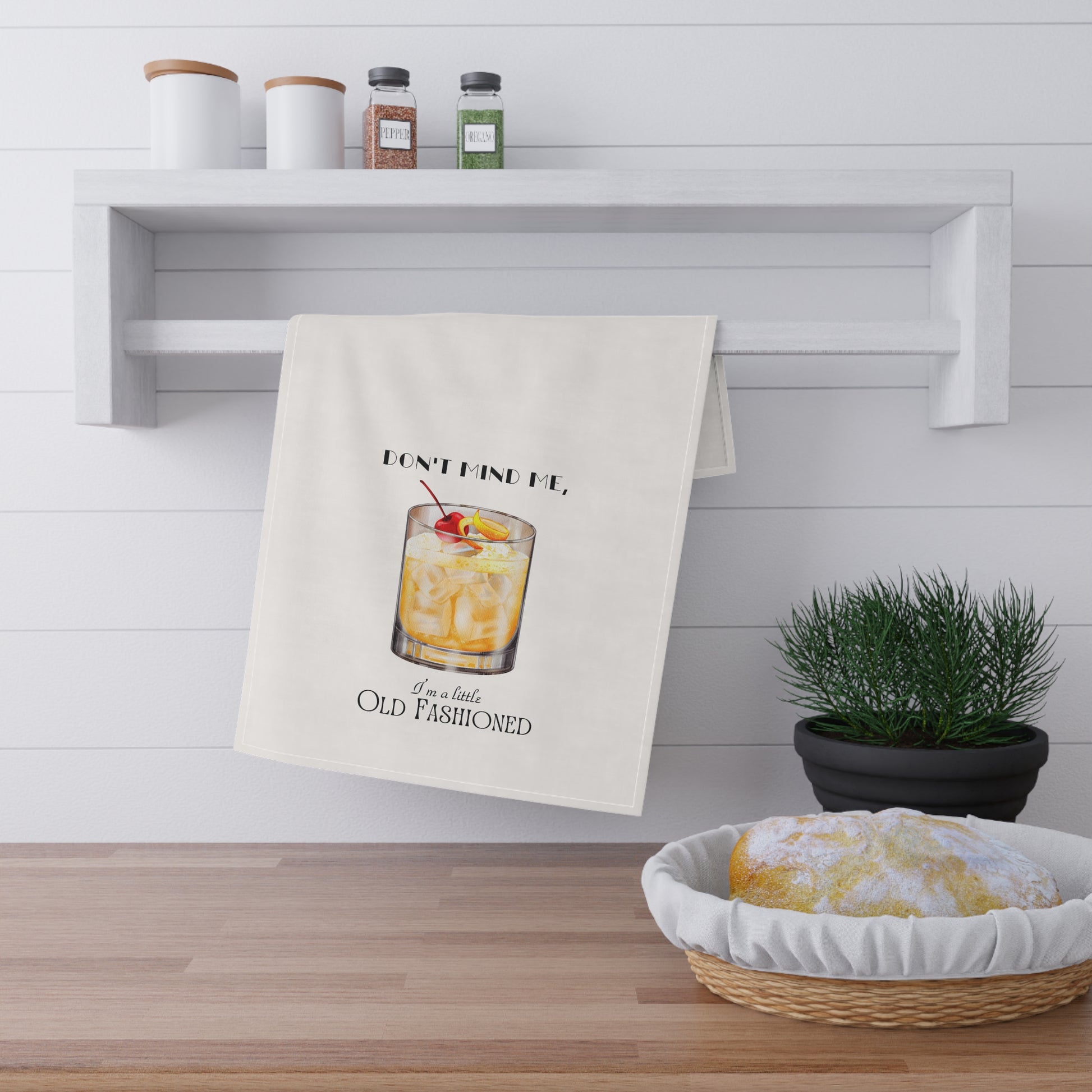 Kitchen Tea Towels 'Old Fashioned' Design