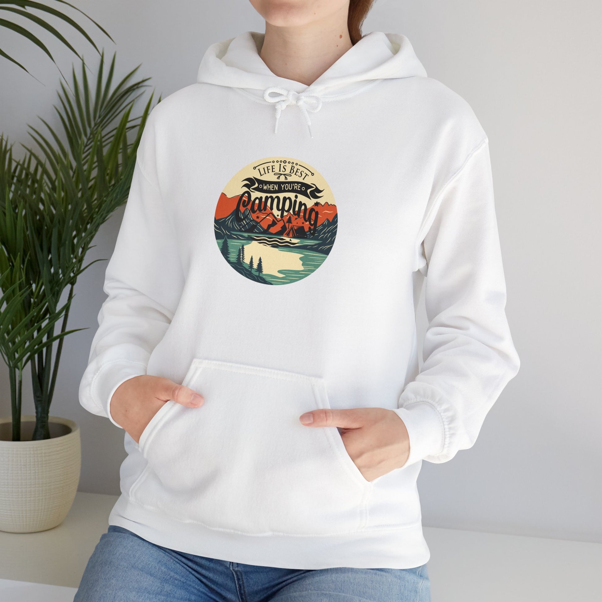 Camping Hoodie - Life is Best When You're Camping