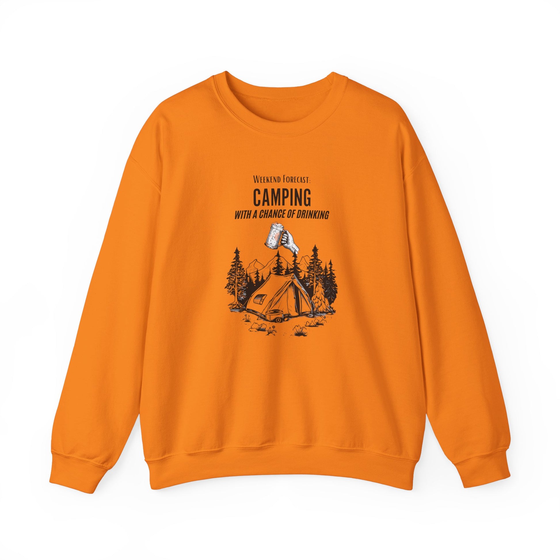 Crewneck Sweatshirt - Camping with a Chance of Drinking