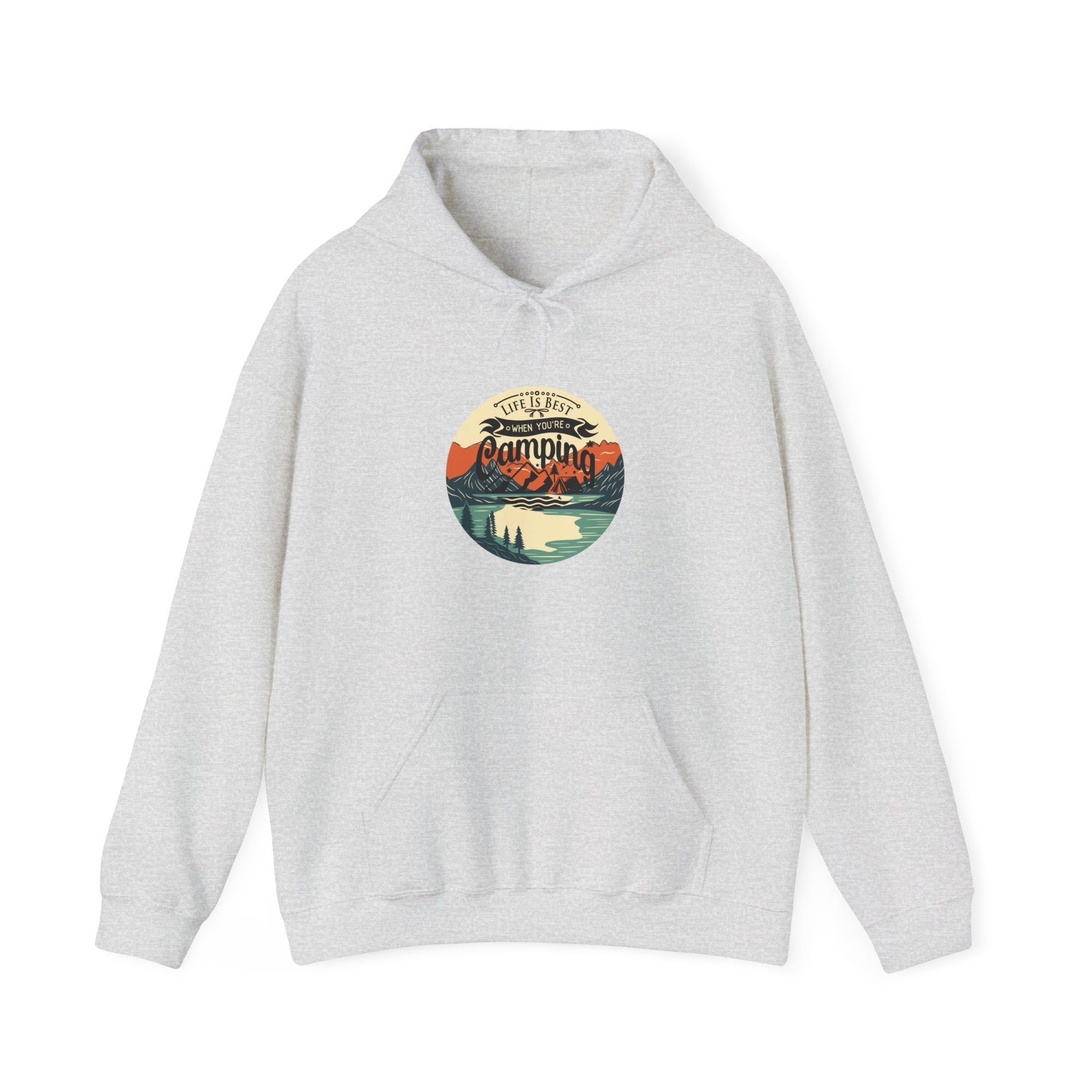 Camping Hoodie - Life is Best When You're Camping