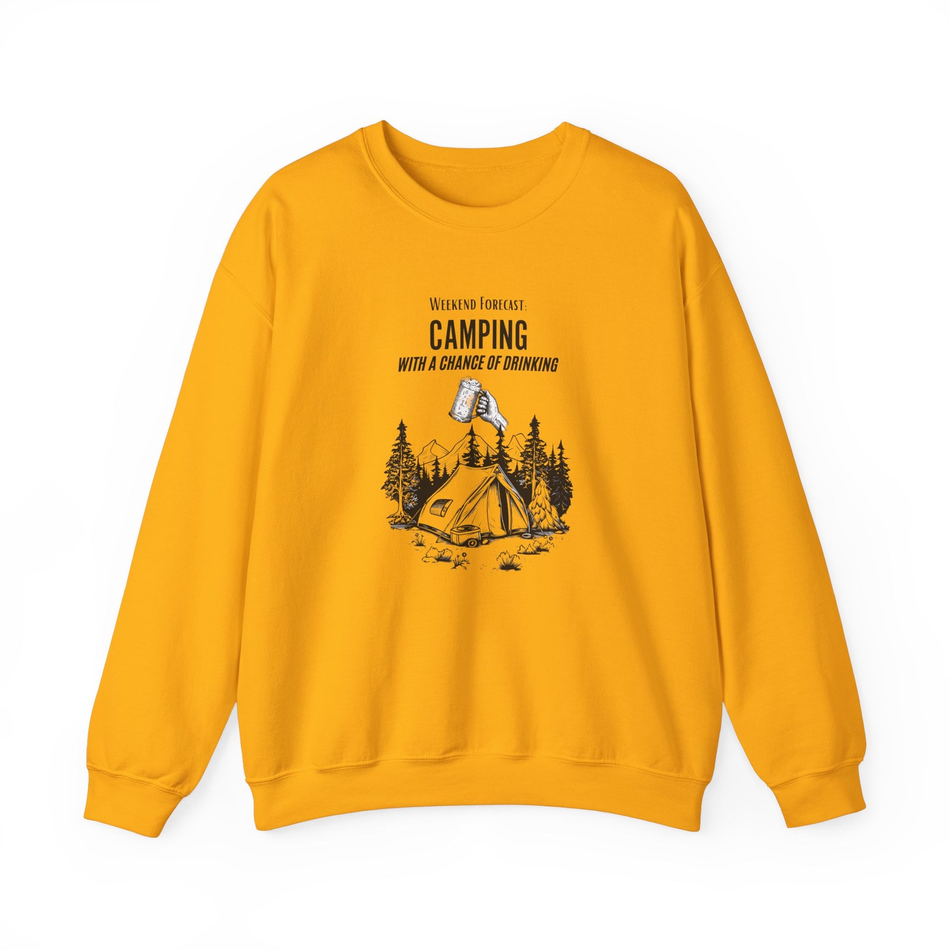 Crewneck Sweatshirt - Camping with a Chance of Drinking