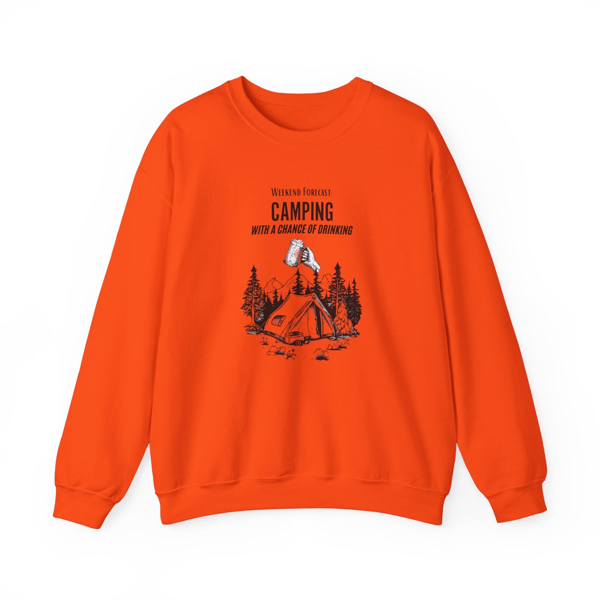 Crewneck Sweatshirt - Camping with a Chance of Drinking
