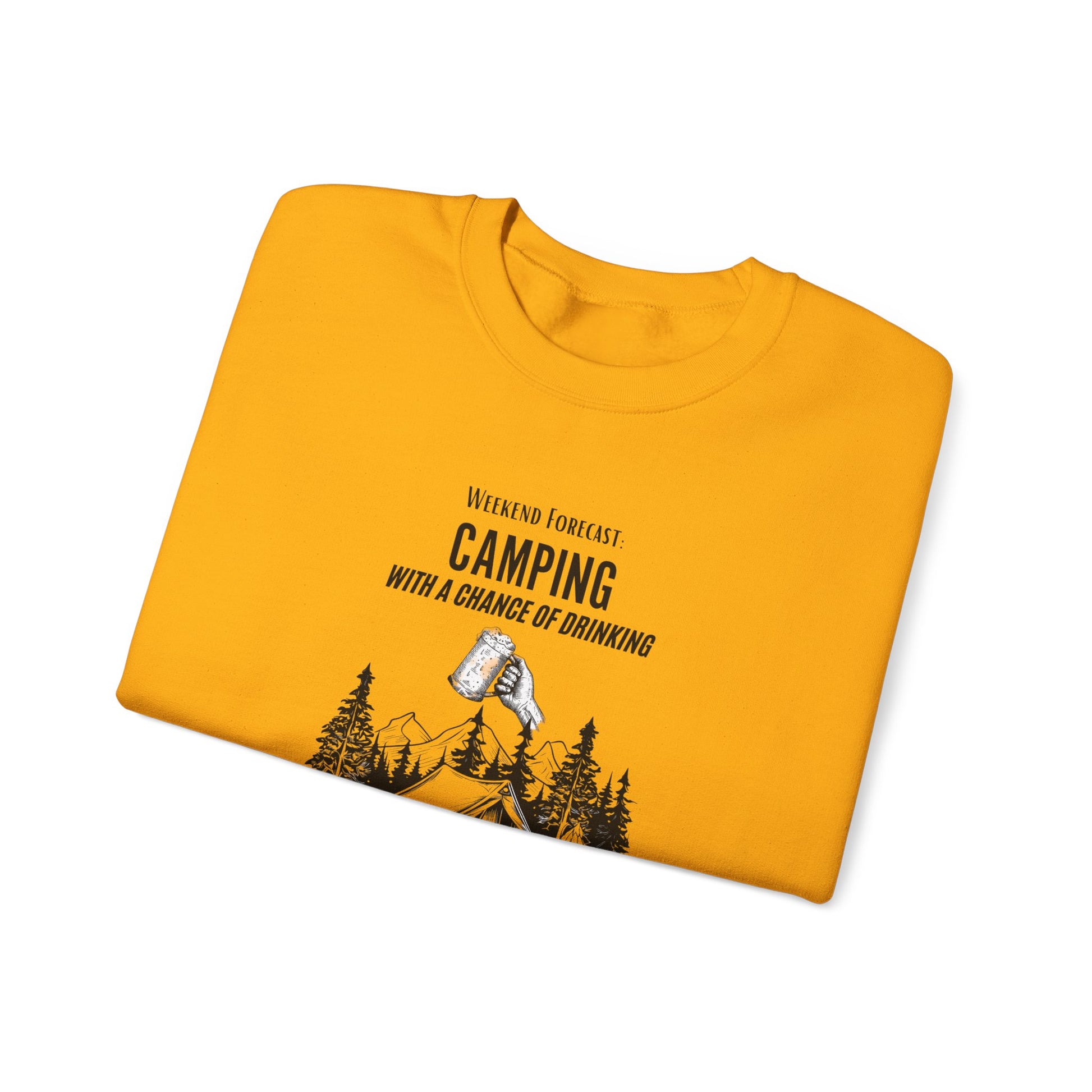 Crewneck Sweatshirt - Camping with a Chance of Drinking