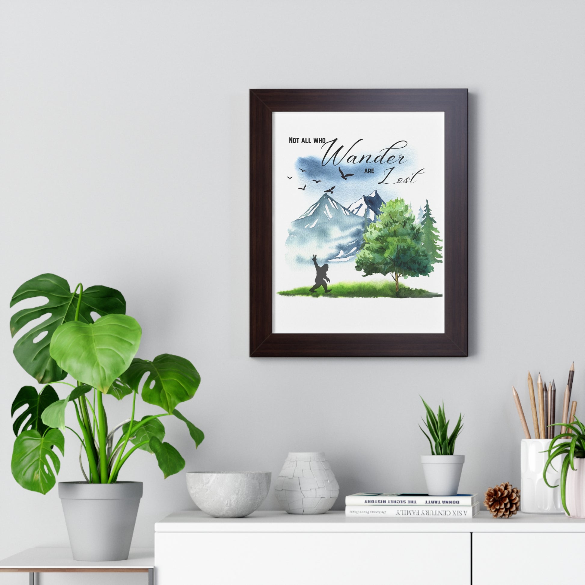 Vertical Poster - 'Not all who wander are lost'