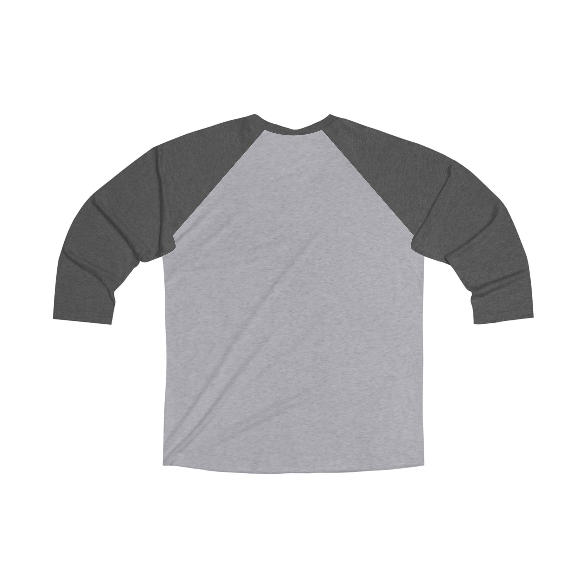 'Coffee with happy skeleton and butterflies' Unisex Tri-Blend 3\4 Raglan Tee